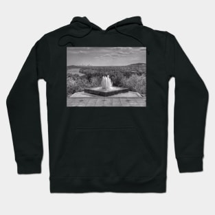 Down By The Waters Edge  - Black And White Hoodie